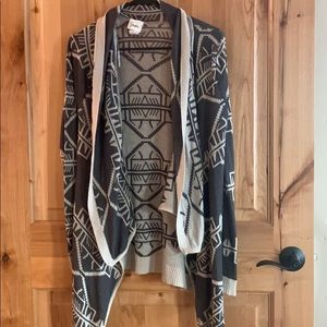Aztec patterned cardigan